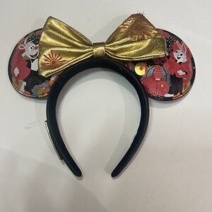 Disney Parks Loungefly Lunar New Year 2023 Rabbit Minnie Mouse Ears Headband